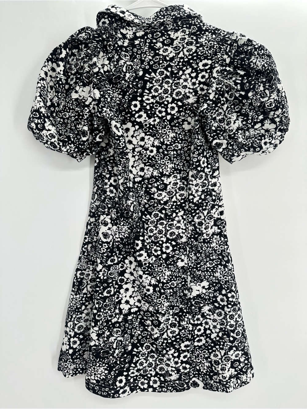 Tuckernuck Hyacinth House Black and White Floral Mini Dress - Picture 5 of 10